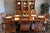 Teak Dining Room Set With 8 Solid Teak Chairs and Hutch, 2 Leaves For Sale In Orlando - Image 6 of 10