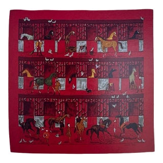 Hermès 2006 Collection Authentic Original Hermès Scarf Art Advertisement Lithograph Featuring Hermès Design For Sale