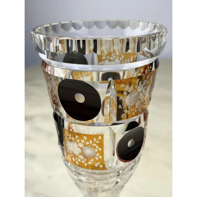 Vintage Italian Hand-Worked Glass in Murano Glass, 1980s For Sale - Image 6 of 9