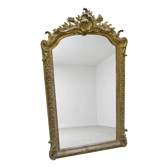 19th Century Napoleon III Louis XV Rococo Mirror For Sale
