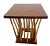 1960s Mid-Century Side Table Hollywood Regency Bamboo & Wood Forest-Base For Sale - Image 5 of 12