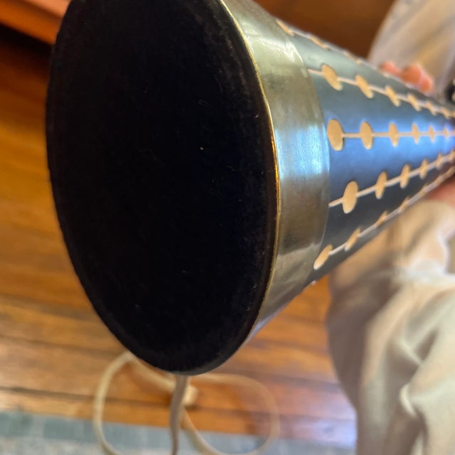 Mid-Century F.A.I.P. Original Table Lamp With Original Shade For Sale - Image 10 of 12