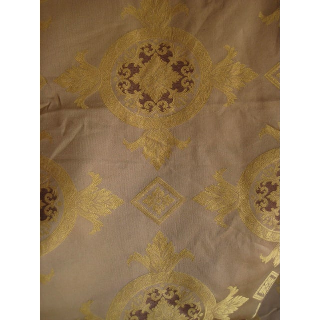 Mid 19th Century Pair of French Empire Silk Panels Over 10 Yards For Sale - Image 10 of 12