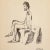 1940s After Pablo Picasso "Seated Man", First Edition Period Swiss Print For Sale - Image 9 of 11