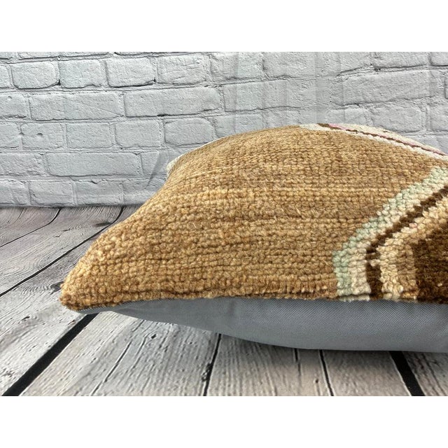 20 x 20 Rug Pillow Ottoman Serenade Turkish Pillow Cushion Cover For Sale - Image 4 of 4