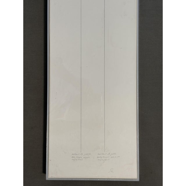 Contemporary Stanley Brouwn, Full-Length Portrait, 2006, Pencil on Paper For Sale - Image 3 of 11