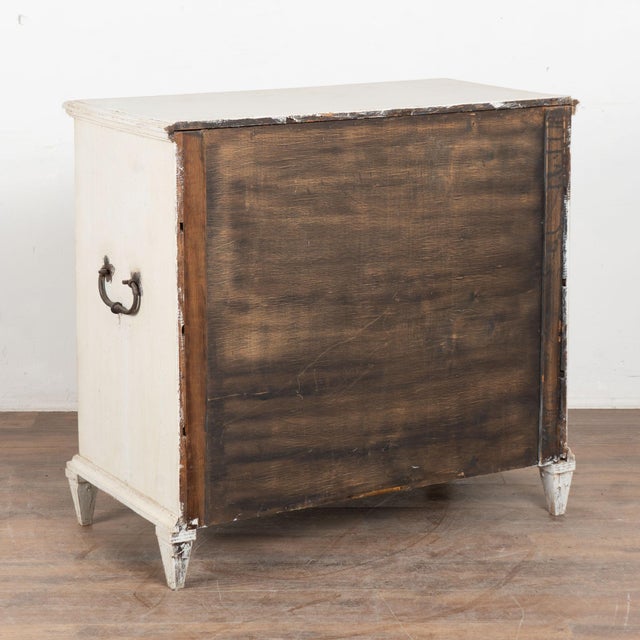19th Century White Swedish Pine Chest of Four Drawers For Sale - Image 15 of 15