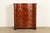 Century Furniture Georgian Carved Flame Mahogany Serpentine Front Five-Drawer Highboy Dresser | Circa 1950s For Sale - Image 15 of 15
