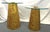 Wood 1980's Modern Tree Trunk Tables With Glass Tops and Gold Finish - A Pair For Sale - Image 7 of 13