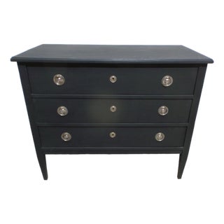 Gustavian Style 3 Drawer Chest of Drawers For Sale