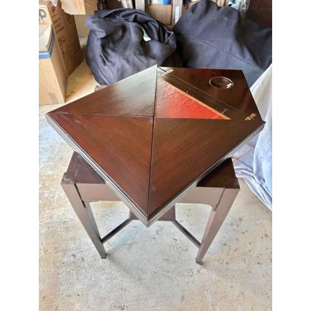 Early 20th Century French Walnut Envelope Style Game Table For Sale - Image 13 of 13