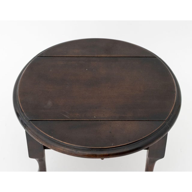 Traditional Three Vintage Salesman Sample Pembroke Tables and a Marquetry Writing Table For Sale - Image 3 of 14