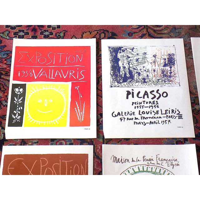 This set of twelve (12) vintage mid 20th century color lithographs (offset) depict 9.5" x 12.25" abstracted images by the...