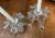 Pair of Early 21st Century Clear Blenko Glass Candlesticks in Icy Tripod Style For Sale - Image 11 of 11