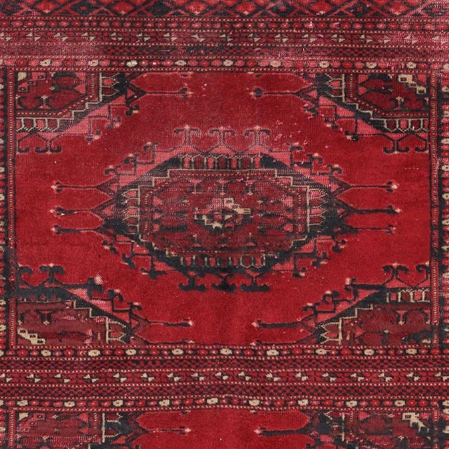 Afghanistan Bukhara Rug in Wool For Sale - Image 3 of 7