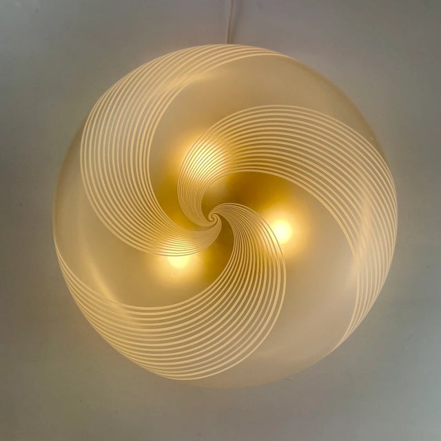 Murano Glass Ceiling Lamp, 1980s For Sale - Image 11 of 15