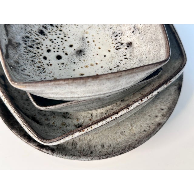 Ceramic Bowls and Plates from Serocka, Germany, 1970s, Set of 6 For Sale - Image 16 of 18