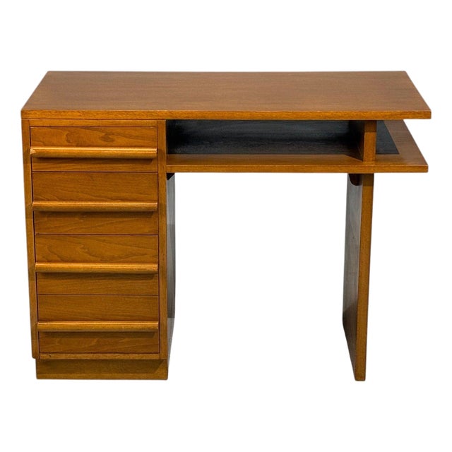 t.h. Robsjohn-Gibbings, Writing Desk, Walnut, Usa, 1960s For Sale