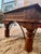Indian Vintage Indian Sheesham Wood Coffee Table With Iron Nailhead Detail and Baluster Legs For Sale - Image 3 of 6