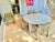 Mid 20th Century Mid Century Modern Dining Set - 6 Milo Baughman Style Parsons Chairs and a Round Table For Sale - Image 10 of 12