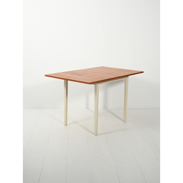 Scandinavian Folding Table, 1960s For Sale - Image 3 of 11