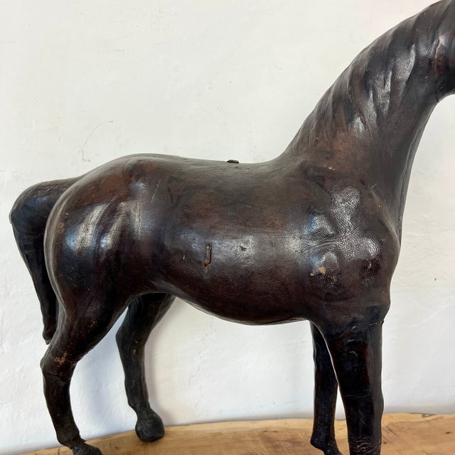 Victorian Leather Horse Sculpture, Late 19th Century For Sale - Image 10 of 18