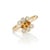 Vintage Citrine Marquise Ring | Halo Cocktail Tiara Ring | Wedding Engagement Ring Us 7 For Sale - Image 4 of 5