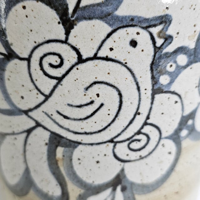 Petteford Canisters W/ Lid Birds Design Set of 4 For Sale - Image 9 of 13