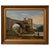H. Nicolini, Lively Landscape with Stone Bridge, 19th Century, Oil Painting on Canvas For Sale - Image 4 of 6