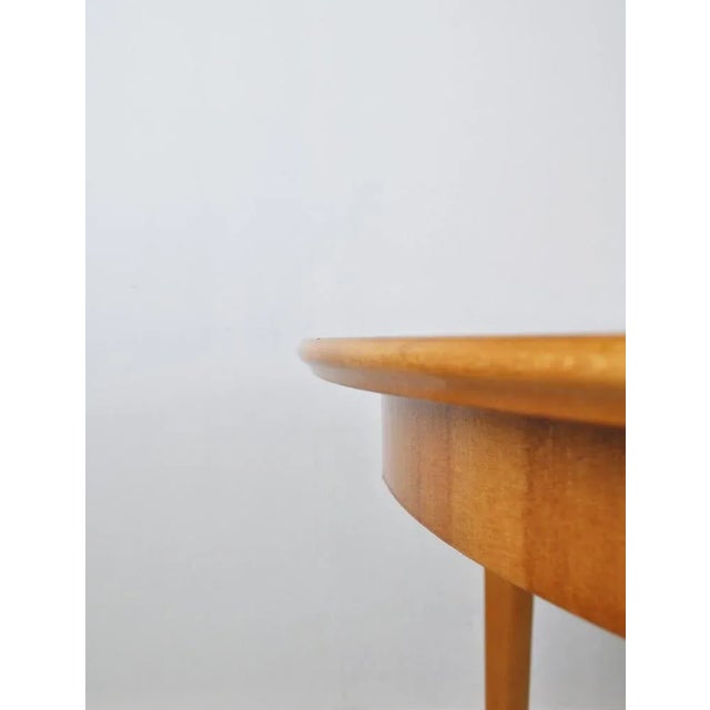 Art Deco Golden Elm Table, 1930s For Sale - Image 9 of 15