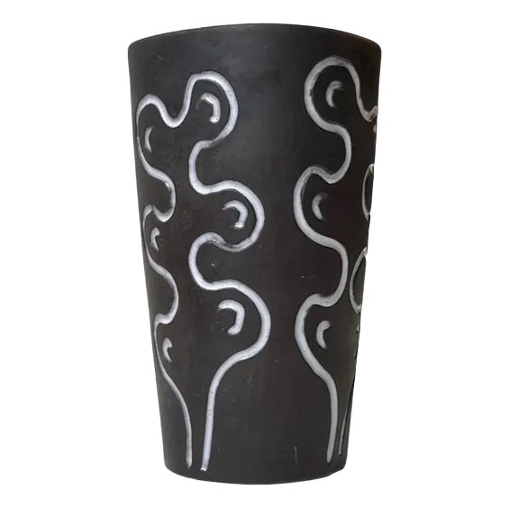 Danish Glazed Ceramic Vase by Helge Østerberg, 1960s For Sale