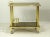 Gold Italian Brass Serving Trolley, 1980s For Sale - Image 8 of 8