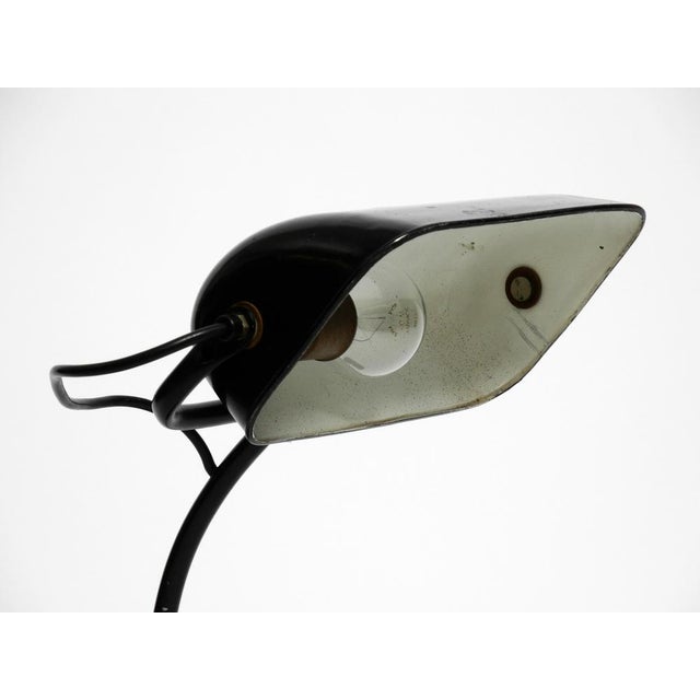 Metal Industrial Metal Table Lamp Model 6581 in Black from Kaiser Idell / Kaiser Leuchten, 1940s For Sale - Image 7 of 18