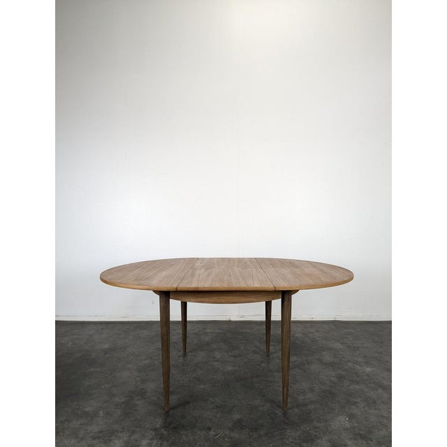 Scandinavian Teak Table with Extension For Sale - Image 5 of 11