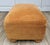 Orange 1970s Ottoman Stool Attributed to Milo Baughman for Thayer Coggin in Original Geometric Velvet For Sale - Image 8 of 11