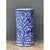 Vintage Blue and White Ceramic Umbrella Stand For Sale - Image 10 of 12