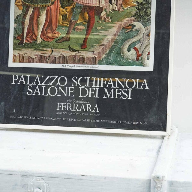 Hall of the Months Palazzo Schifanoia Poster, 1980s For Sale - Image 3 of 5