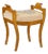 Antique Swedish Birch Empire Stool, 1850 For Sale