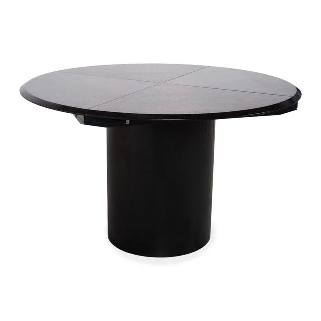 Quadrondo Wooden Dining Table in Black and Blue with Manual Function by Rosenthal For Sale - Image 11 of 11