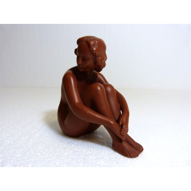 Goebel, Terracotta Nude Women 1960s, Set of 2, 1960s, Ceramic For Sale - Image 17 of 18