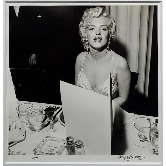 Marilyn Monroe at a 1950s Hollywood Gala Party-Original Photograph by Murray Garrett Rare Portrait of actress Marilyn...