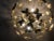 Brass Butterfly Italian Gold Brass Multicolors Sputnik Chandelier For Sale - Image 8 of 13