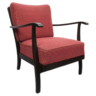 Red Armchair, 1950s For Sale
