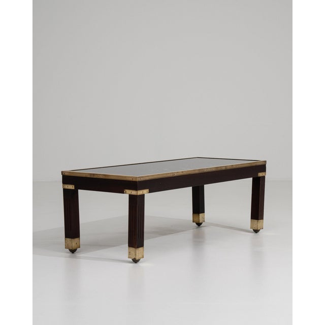 19th Century France Gold Wood Coffee Table For Sale - Image 9 of 11