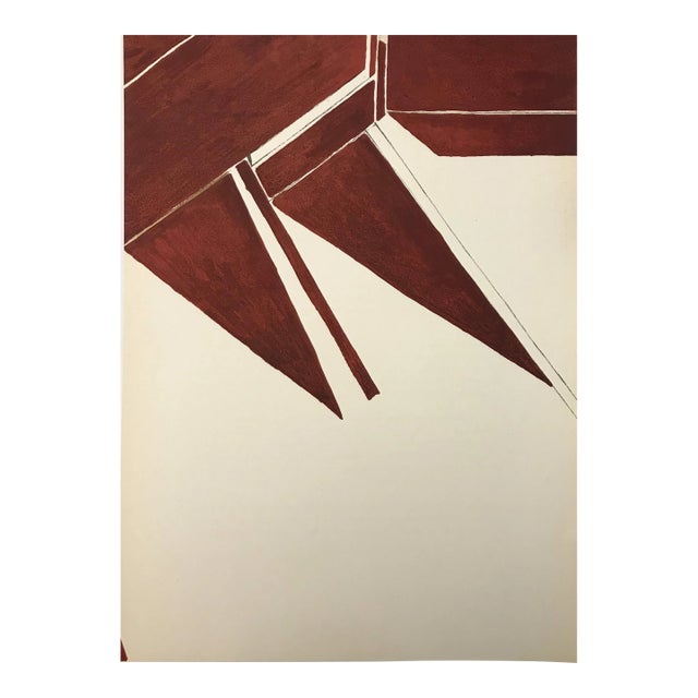 Palazuelo Original Lithograph Dm00373 Derriere Le Miroir 1955 For Sale