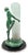 1970 Frankart F612 Dancing Nude Nymph Lamp W/ Frosted Glass Shade, Re-Edition For Sale