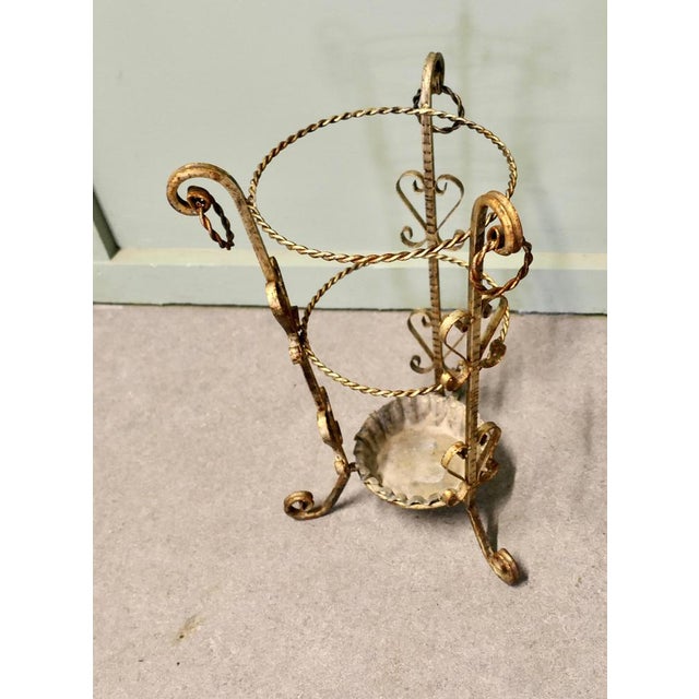 1920s Twisted Metal Walking Stick Stand, 1920s For Sale - Image 5 of 8