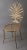 Gold Wheat Chair by S. Salvadori, Florence, 1960s For Sale - Image 12 of 13