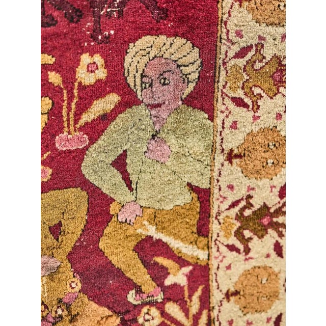 Antique 18th Century Tabriz Rug For Sale - Image 7 of 10
