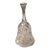 Vintage Hofbauer Crystal Bell With Bird Motif For Sale
